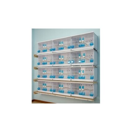12 jaulas, 4 altura, 3 columna 58x30x36h cm