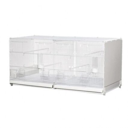 Jaula de Cría 90cm Portofino Desmontable Blanco