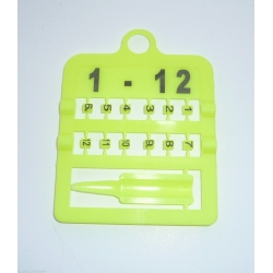 E-Z Plittring Ø3 (12 Anilla Numeradas + calzador)