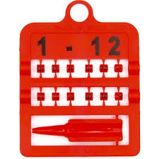E-Z Plittring Ø3 (12 Anilla Numeradas + calzador)